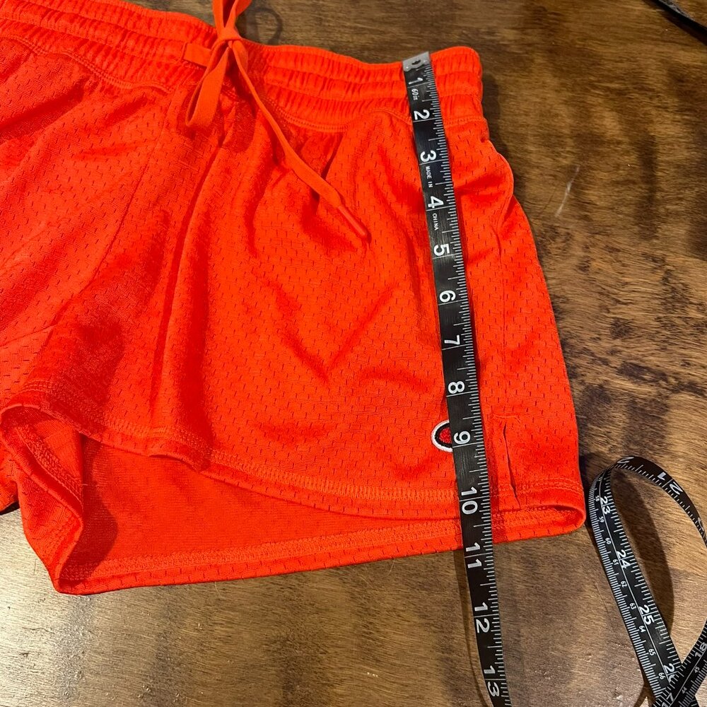Bright Orange champion shorts draw string bin AJ - Picture 4 of 5